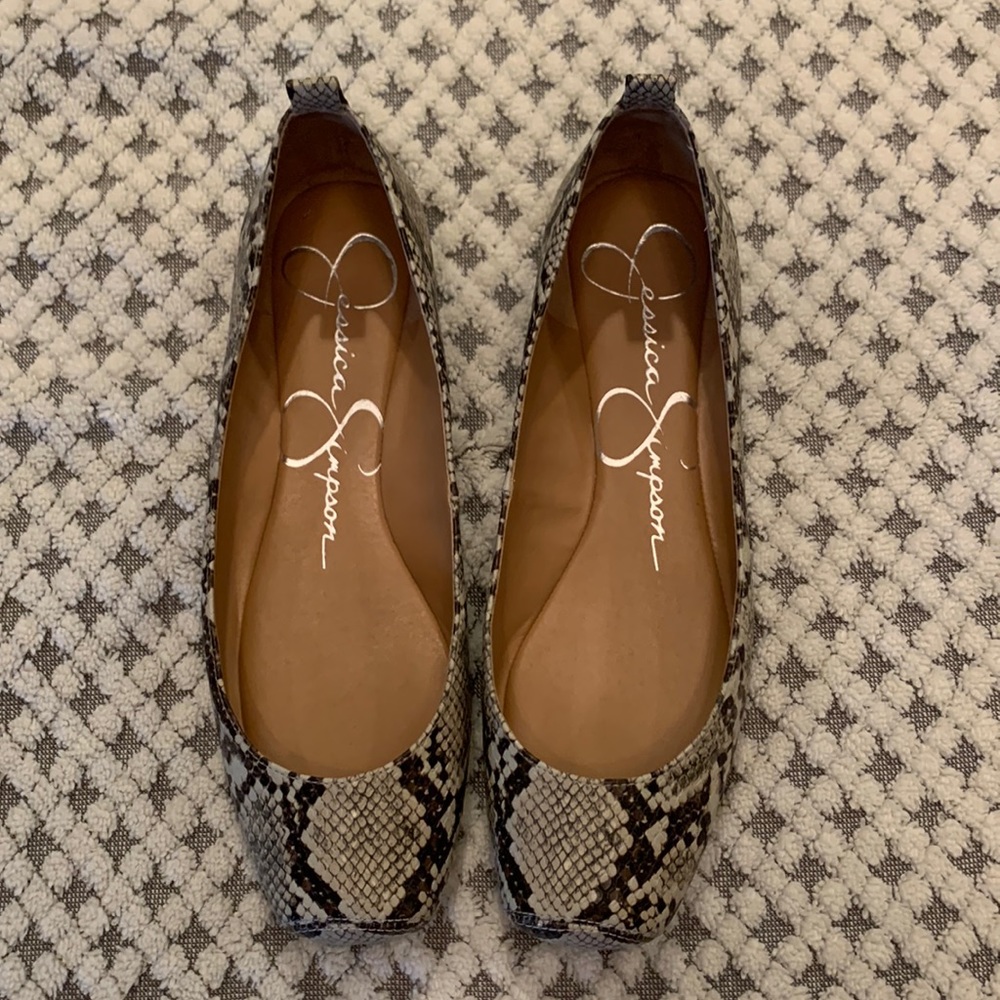 Jessica Simpson Snake Skin Ballet Flat